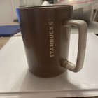 Taza de café Starbucks sumergida en topo/crema 12 oz 2016
