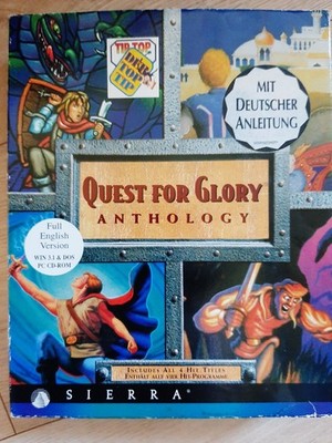 Quest for Glory: Antohology (mit deutscher Anleitung) PC-Spiel (Sierra 1996)