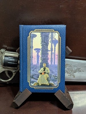 Isaac Asimov Foundation Blue Leatherette HC Doubleday Collection Faux Leather VG