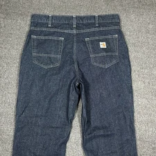 Carhartt FR Relaxed Dark Denim Jeans Men’s 36x32 Work Pants 2112 Cat 2 280-83