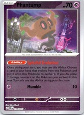 Phantump Reverse Holo ME04: Chaos Rising 038/086 Pokemon