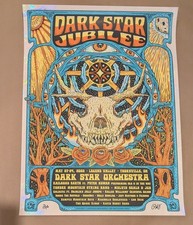 Dark Star Orchestra Dark Star Jubilee 2022 FOIL POSTER Owen Murphy Signed AP 💀