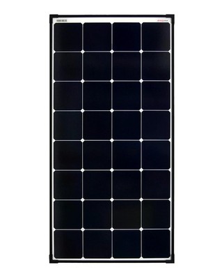 enjoysolar  120W 12V SunPower Solarmodul Monokristallin MC4 Back-Contac Camping