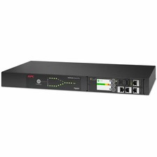 APC-New-AP4450A APC NETSHELTER RACK AUTOMATIC TRANSFER SWITCH 1U 1