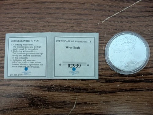 2012 American Eagle Silver Dollar-Uncirculated