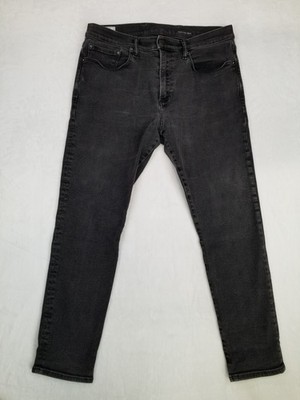 GAP Men's Dark Gray Denim GAPFLEX MAX Skinny Jeans 36x30 Classic Casual