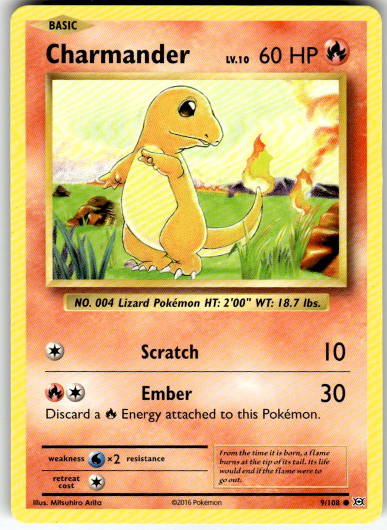 Charmander XY - Evolutions 9/108 2016