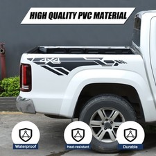 Pegatina para el revestimiento superior del paso de rueda trasero para Volkswagen Amarok 2011-18