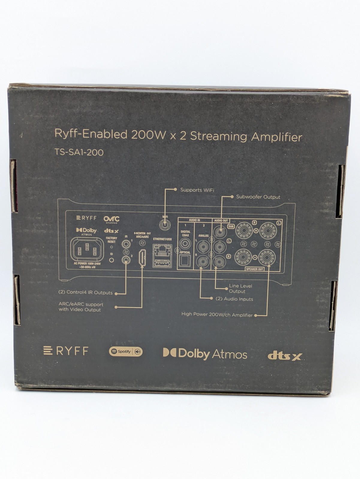 Triad SA1 Ryff-Enabled 200W x 2 Streaming Amplifier Control4 System TS-SA1-200