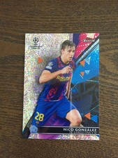 2021-22 Topps Finest Nico Gonzalez Barcelona Manchester City Diamond 86/175 RC