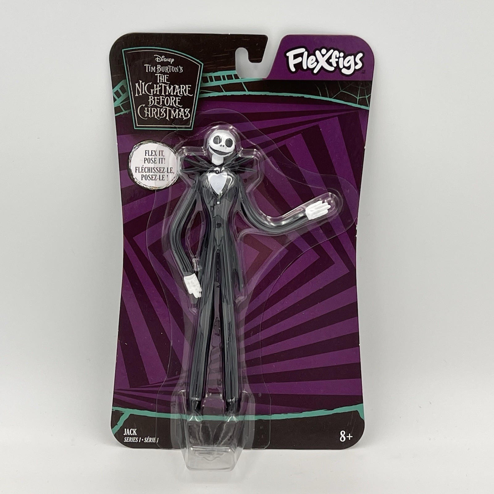 Disney The Nightmare Before Christmas Jack Skellington Flexfigs Figure Sealed