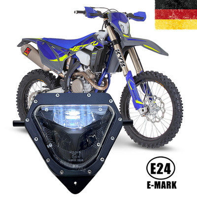 Für Sherco Enduro SE SEF 50 125 250 300 450 500 2012-2024 E24 LED Scheinwerfer