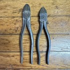 Lot of 2 Diagonal Cutting Pliers/Nippers Black Metal Hand Tools — photo 7
