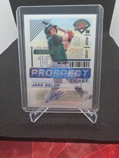 Panini Prospect Edition Jake Gelof Optic Prospect Ticket RC Auto