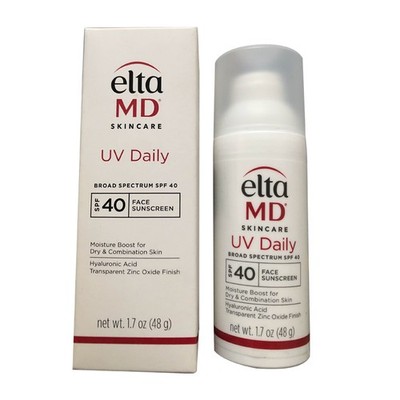 Elta MD UV Daily Broad Spectrum SPF 40 Face Sunscreen 1.70fl oz , NEW BOX  