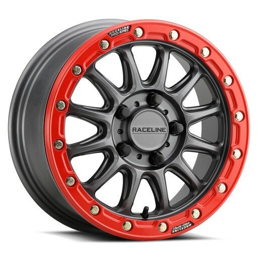 Alpha Bdlk 15x7 5/4.5 (+25mm) Gunmetal/Red