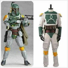 Movie Star Wars Boba Fett Superhero Fighter Suit Adult Outfit Cosplay Cos