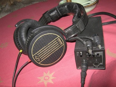 Sennheiser unipolar 2002 Headphones Kopfhörer Vintage