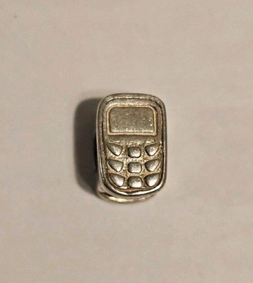 Art Deco Handyperle Sterling Anhänger ''Reflexionsperlen'' #S56/04