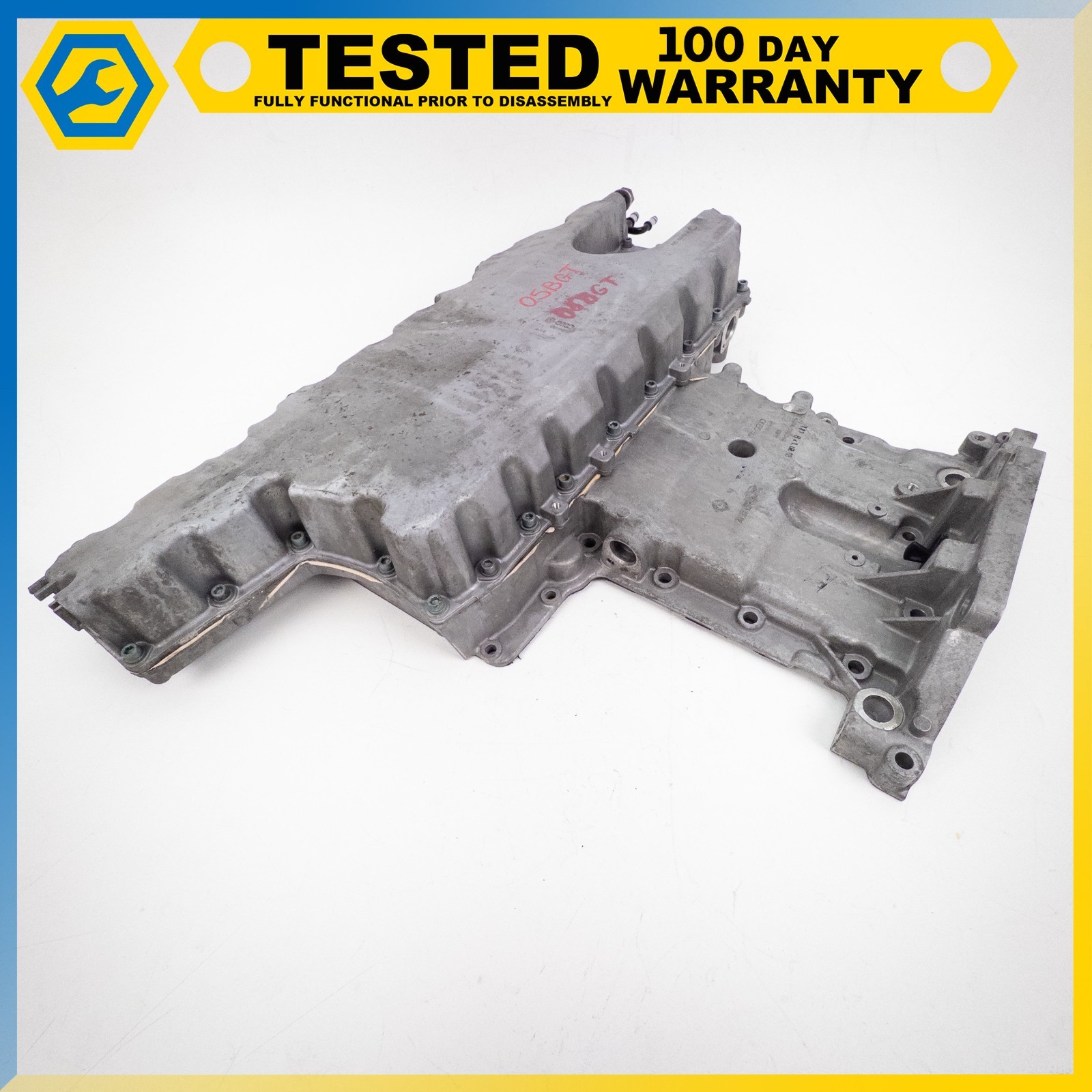 03-13 BENTLEY CONTINENTAL GT FLYING SPUR 6.0L ENGINE LOWER UPPER OIL SUMP PAN OE