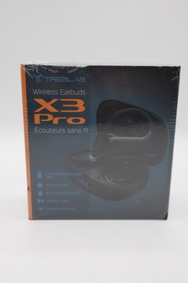 TREBLAB X3 Pro - Sports Wireless Ear Buds Bluetooth - Comfortable Workout Head..