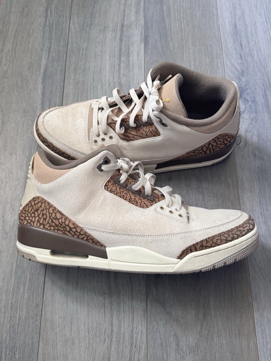 Size 13MEN - Jordan 3 Retro Low Palomino Preowned Cleann  display picture 2
