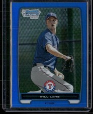2012 Bowman Chrome #BCP114 Will Lamb Prospects Blue Refractor #/250