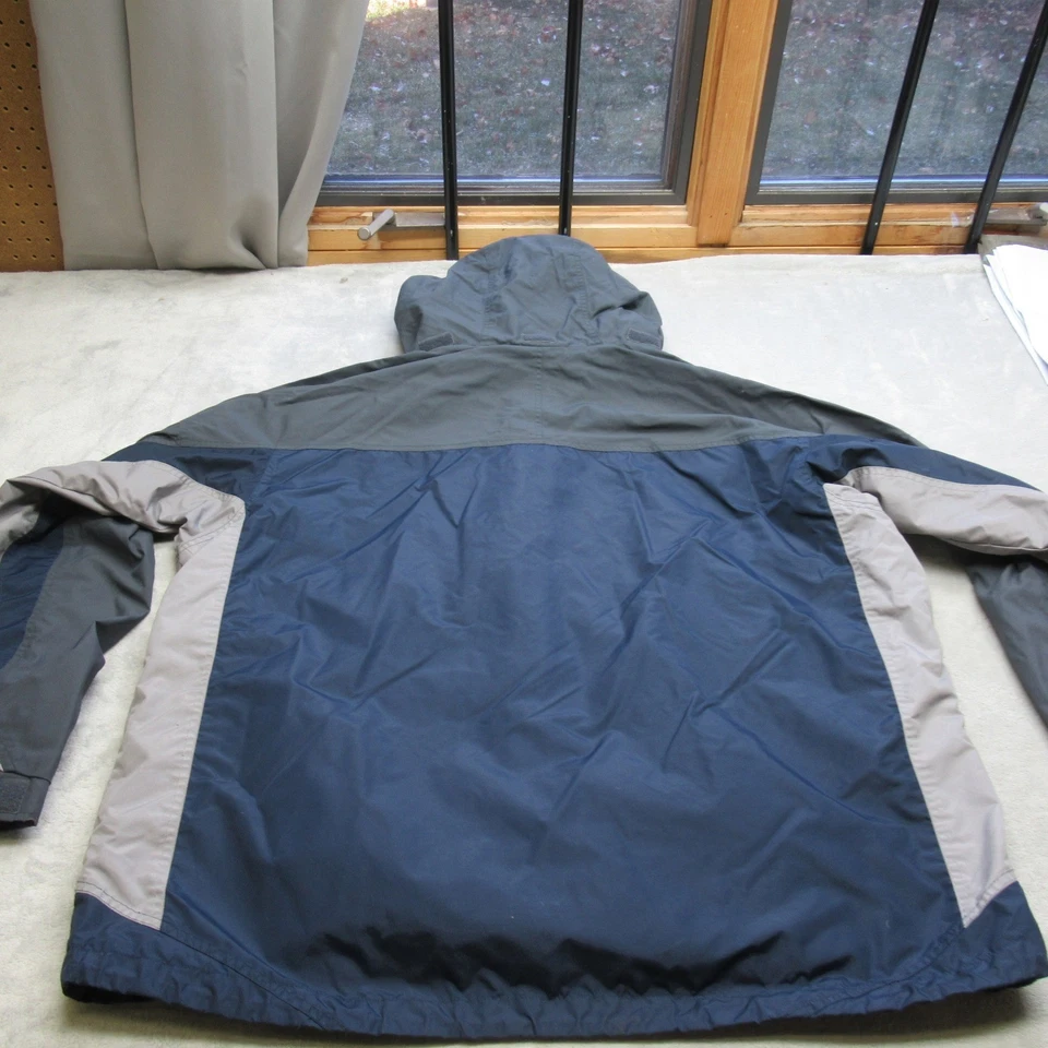 Chaqueta Columbia Para Hombre XL Azul Intercambio Impermeable Con Capucha Cremallera Completa 3 en 1 Shell Foto 2 de 4