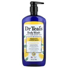 Body Wash With Pure Epsom Salt, Prebiotic Lemon Balm  Essential Oils, 24 fl oz