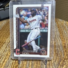 Topps 2025 Series 1 Jhonkensy Noel #24 Cleveland Guardians Rookie Base RC