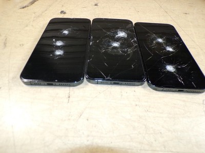 X3 APPLE IPHONE 12 PRO MAX **BR0KEN, CRACKED L0CKED