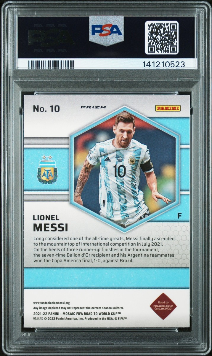 2021-22 Panini Mosaic FIFA Road to World Cup - Lionel Messi #10