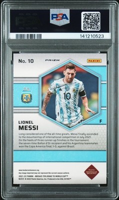 2021-22 Panini Mosaic FIFA Road to World Cup - Lionel Messi #10