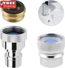 2 Pcs Portable Dishwasher Faucet Adapter, Metal Sink Faucet Aerator Adapter for