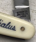 Vintage Gerson Boston 26 Zipperer Farms Gladiolus Folding Knife Japan — photo 2