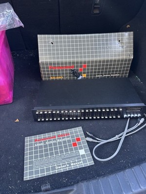 Parasound EQ-250 10-Band Stereo Equalizer With Box & Paper! Open Box New! Rare!