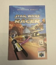Star Wars Episode 1 Racer N64 Nintendo 64 Original Instruction Manual Only