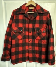 Vintage 60's Buffalo Plaid Wool Jacket Bloomingdales Boys Department