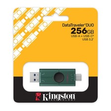 Image of 256GB Kingston DataTraveler Duo, Dual Interface (USB-A / USB-C), USB 3.2 Gen1, S