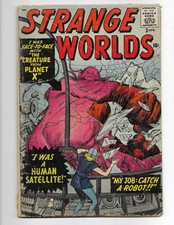 Strange Worlds 3 1959 Marvel Comics G/VG 3.0 ...