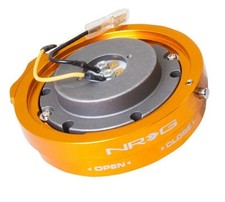 Nrg Steering Wheel Thin Quick Release Rose Gold 6 Hole Pattern Srk-400rg