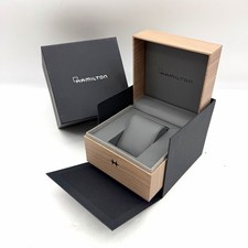 Boîte Contre-Boîte HAMILTON NOS Complète Khaki Ventura Jazzmaster Marron BOX