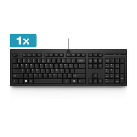 Hp 125 Kabelgebundene Tastatur Schwarz Qwertz Deutsch M27527-041 Neu