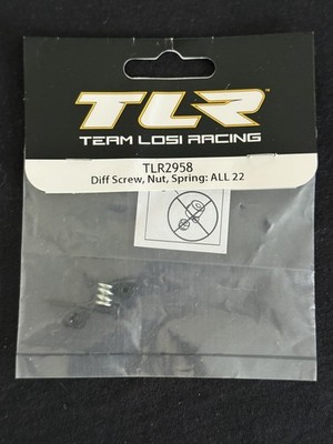 TLR Team Losi Racing Diff Schraube Mutter Feder 22 TLR2958