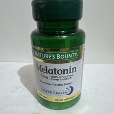 Natures Bounty Melatonin 5mg 90 Rapid Release Tablets Exp 01/2028 free delivery