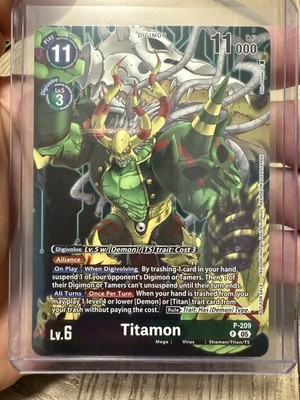 Digimon Card Game Titamon Hacker s Slumber Promo Card P-209