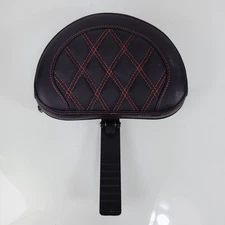 Saddlemen Roadsofa Riders Backrest Red Lattice Stitch for 08-23 Harley Touring