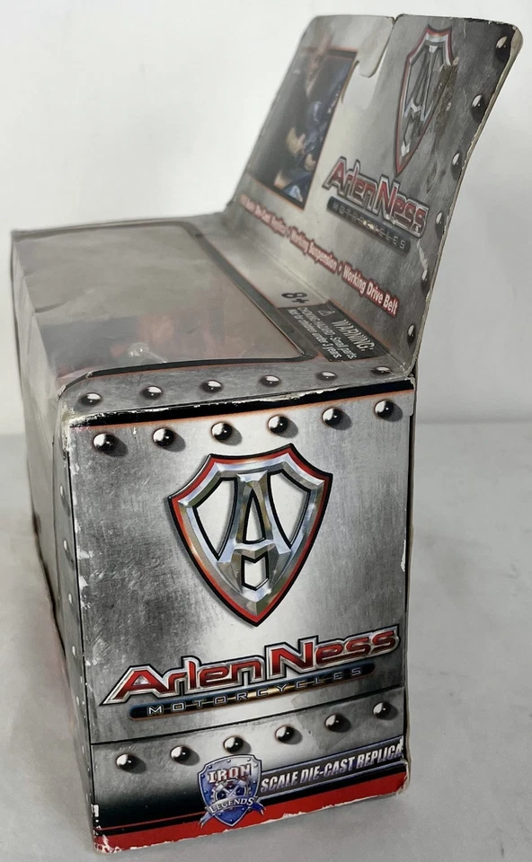 ArlenNess Motorcycles Outlaw Steel Iron Legends 1/18 Scale Box Little Rough - Image 2 of 4