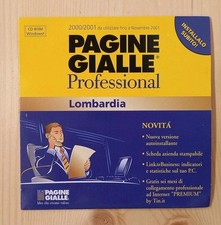 Seat PAGINE GIALLE PROFESSIONAL Lombardia, CD, nuovo con astuccio, 2000/2001