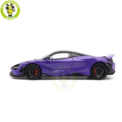 1/18 HPD McLaren 765LT Supercar Purple Diecast Model Car Gifts For
